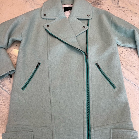COPY - BANANA REPUBLIC WOOL ZIPPER COAT SIZE XL - Picture 2 of 7